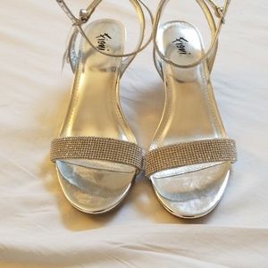 Crystal studded heels - with tags